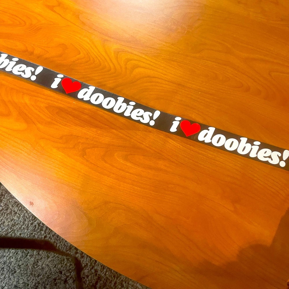 “I Love Doobies” Belt